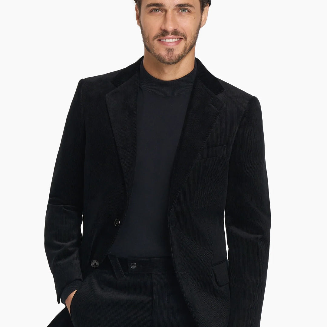 Men's Black Suits - Custom-Made for You.