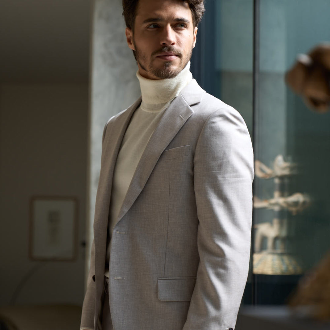 Men's Silk Suits Custom-Made for