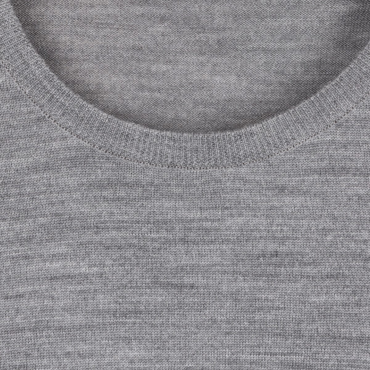 Lundy Silver Crew Neck Jumper