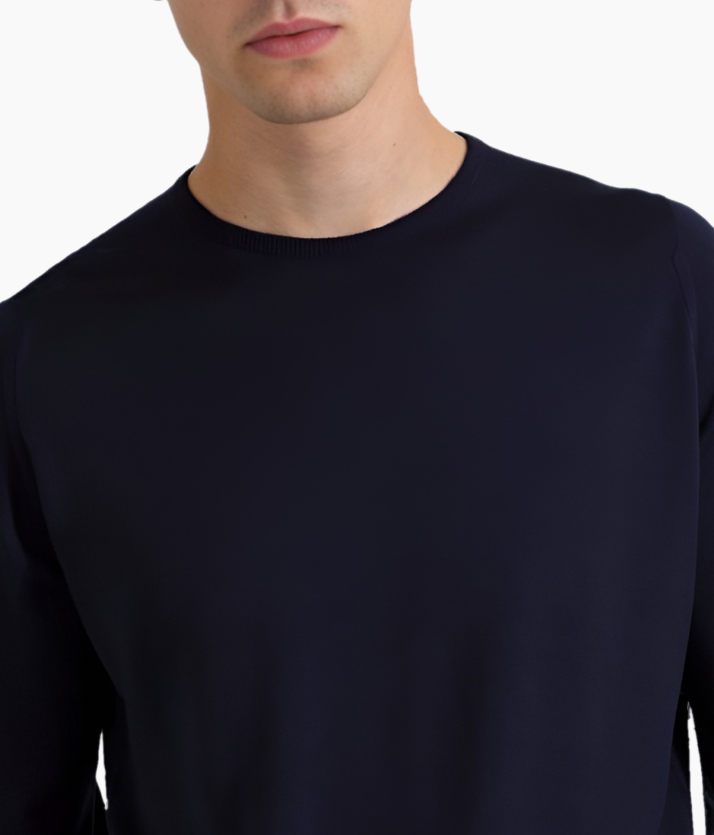 Lundy Midnight Crew Neck Jumper