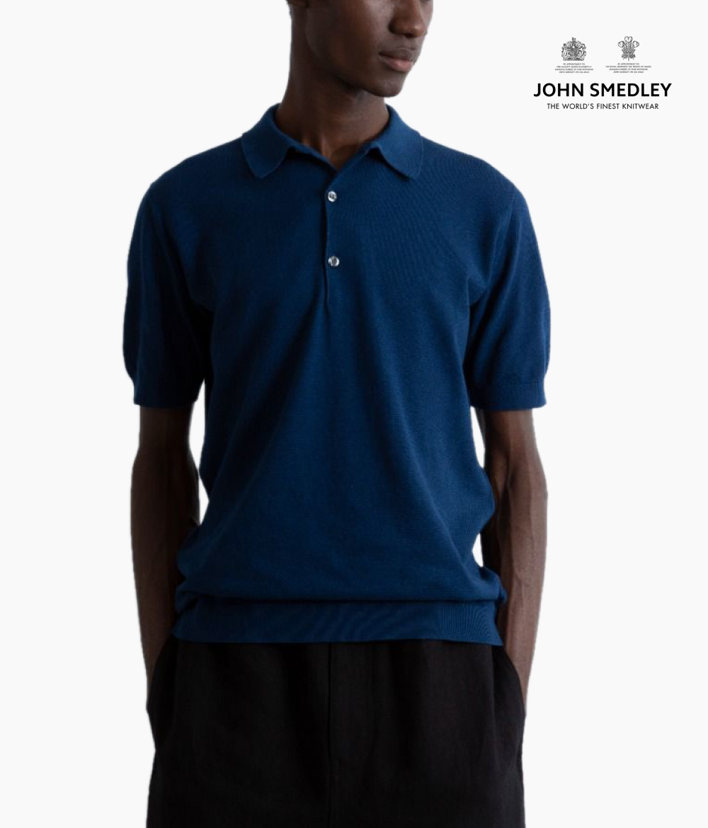 Adrian Indigo Polo Shirt
