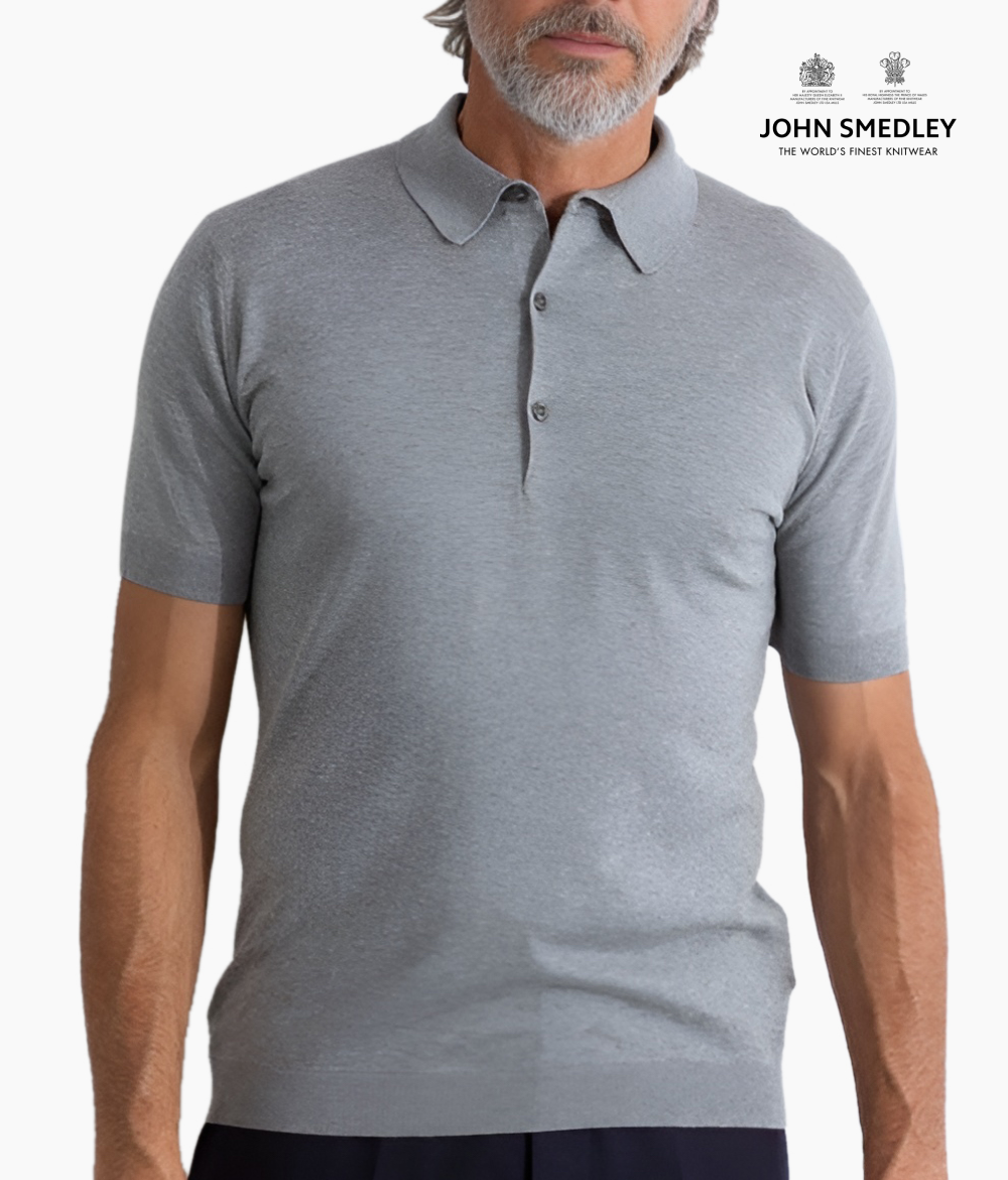 Adrian Silver Polo Shirt