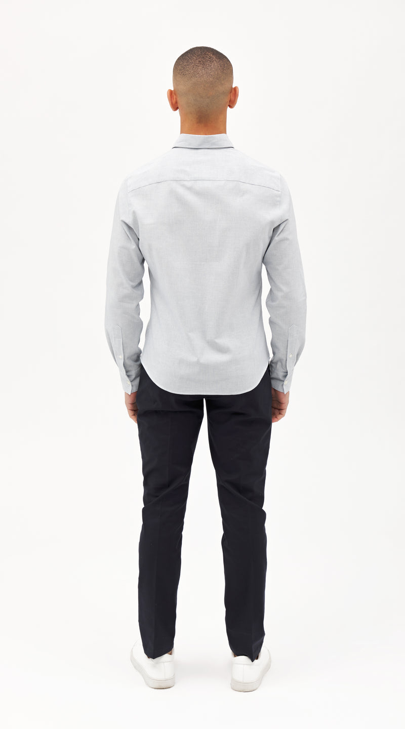 Somelos Blue Hairline Stripe Custom Shirt