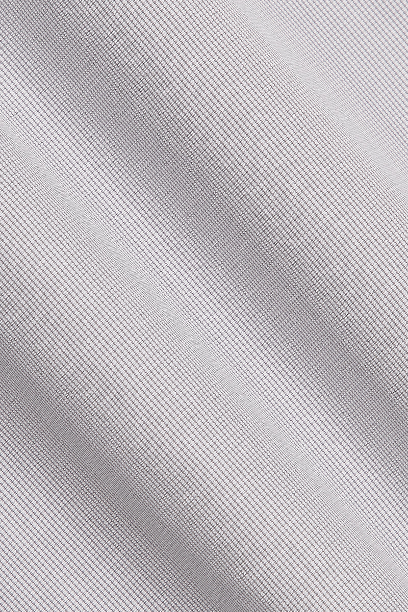 Canclini Grey Microcheck Custom Shirt