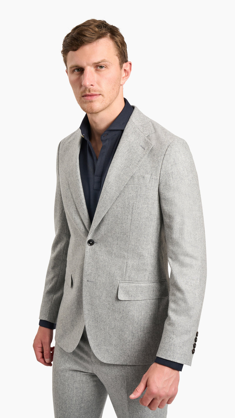 Holland & Sherry Grey Flannel Trouser