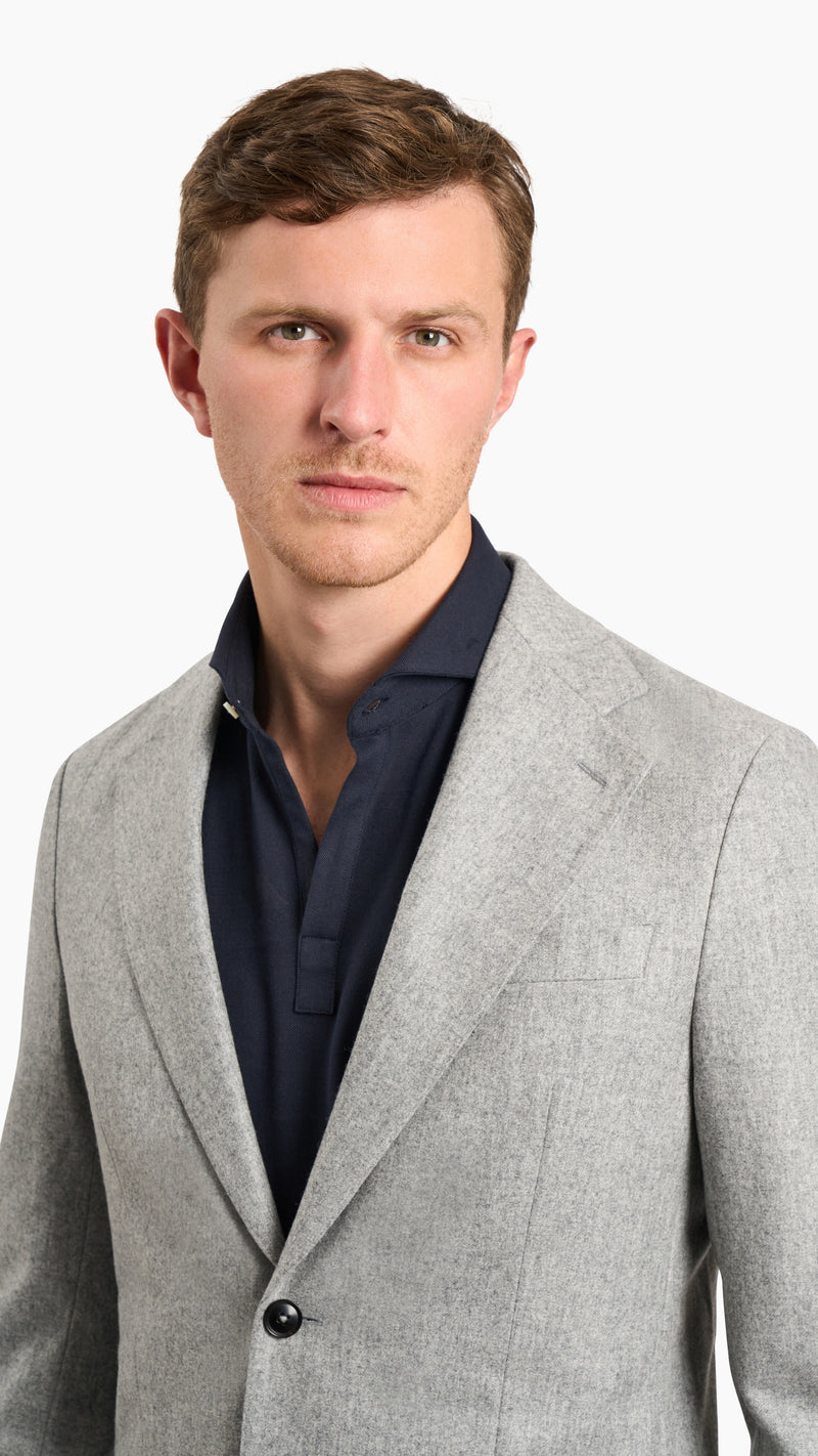 Holland & Sherry Grey Flannel Trouser