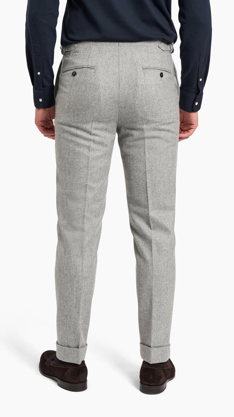 Holland & Sherry Grey Flannel Trouser
