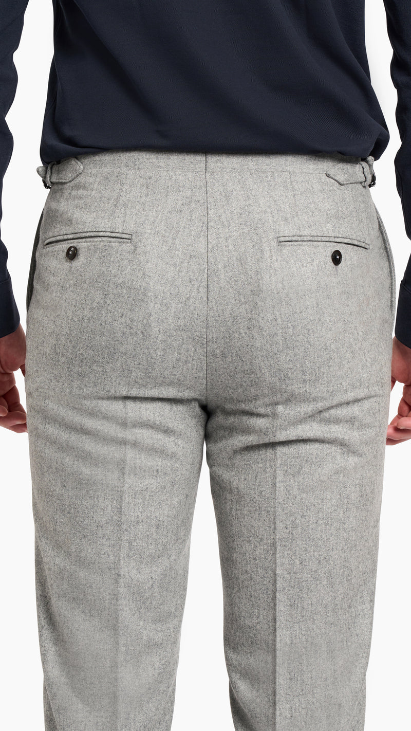Holland & Sherry Grey Flannel Trouser