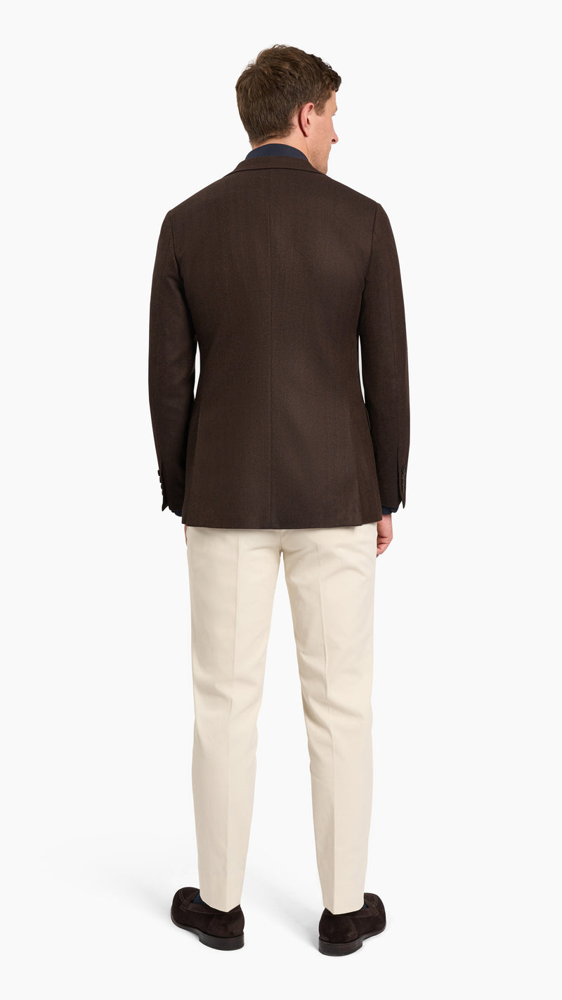 House Brown Herringbone Jacket
