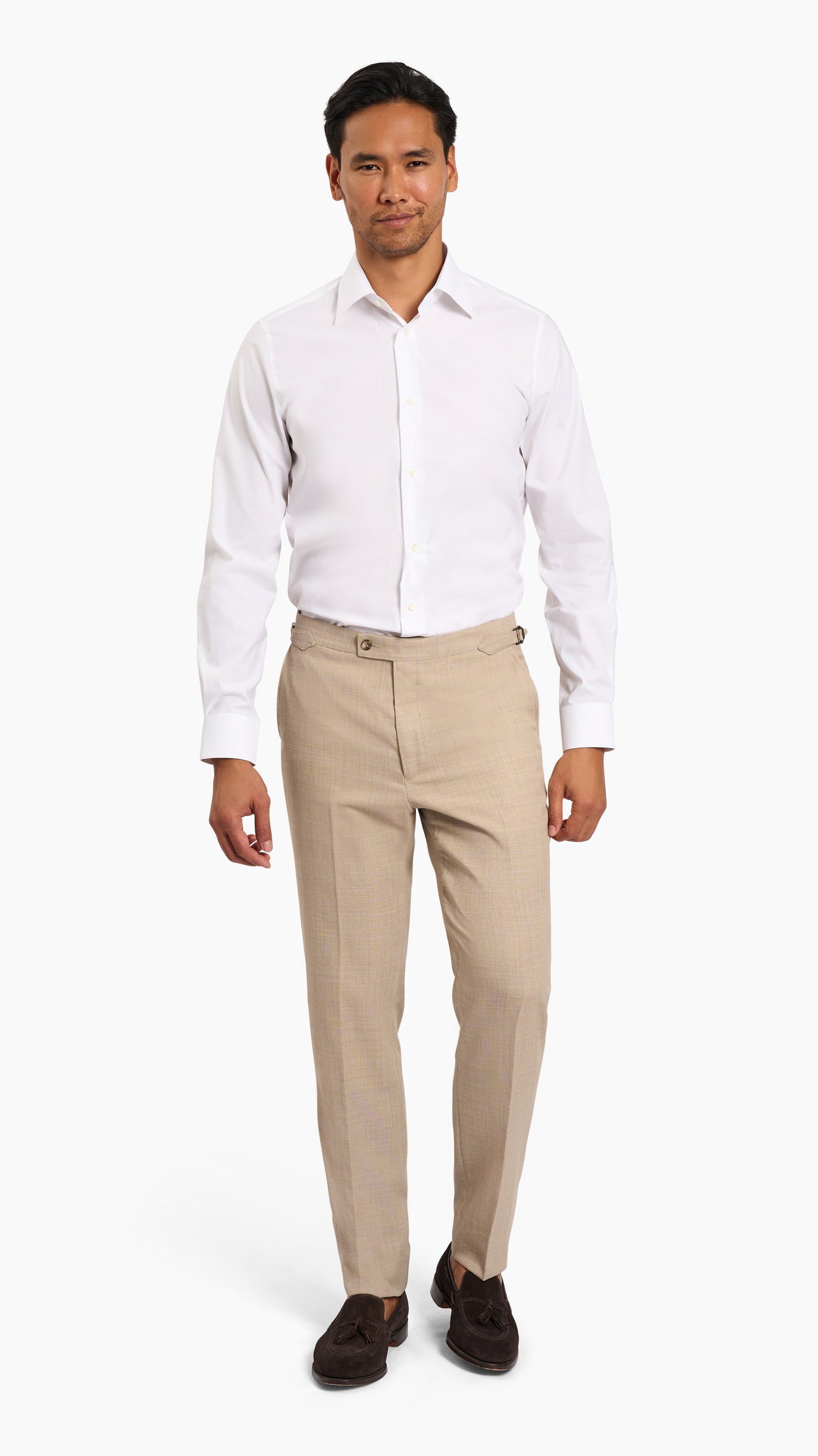 Weba White Plain Custom Shirt - Shirt