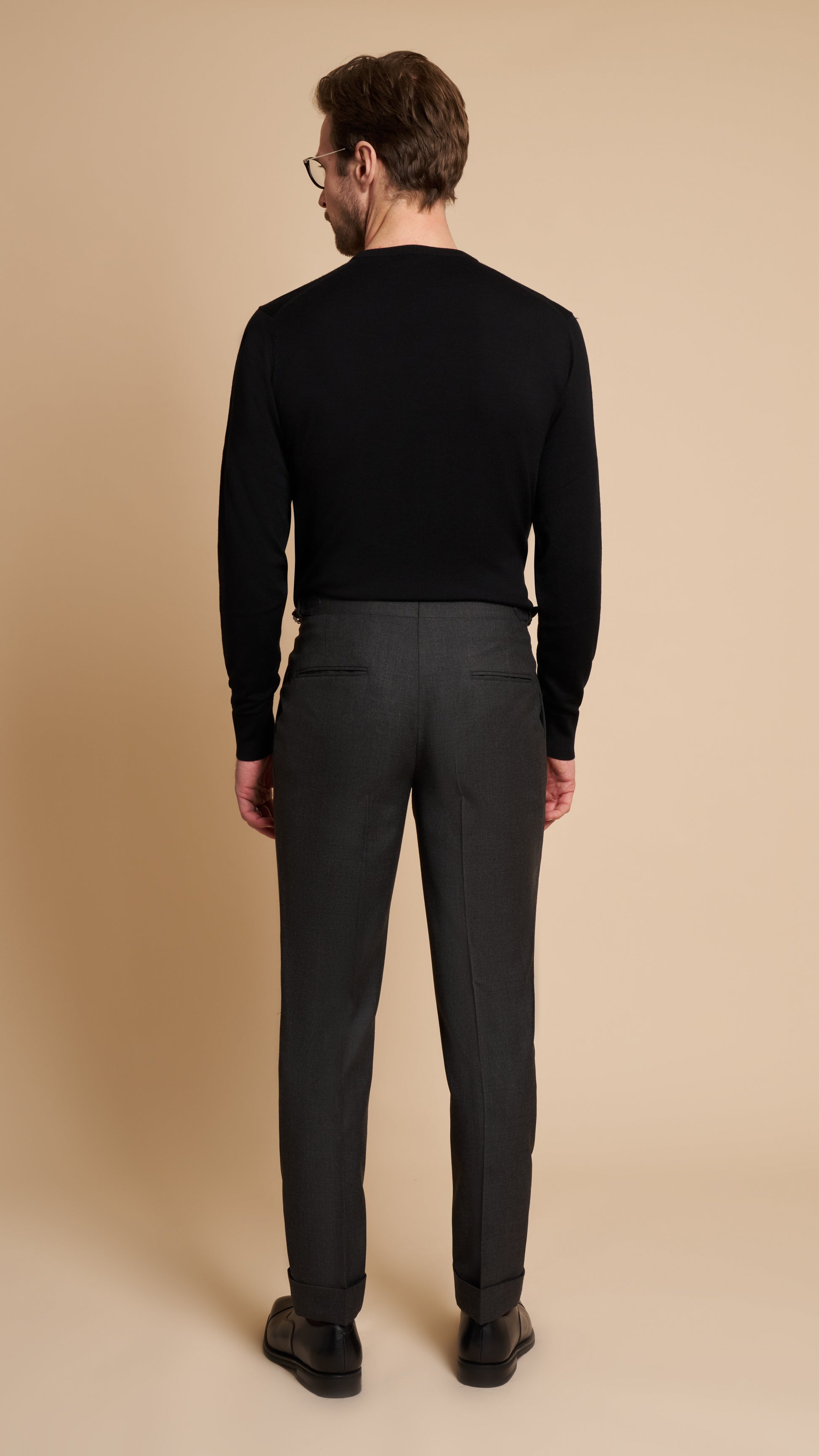 Charcoal Hardy Amies Trousers