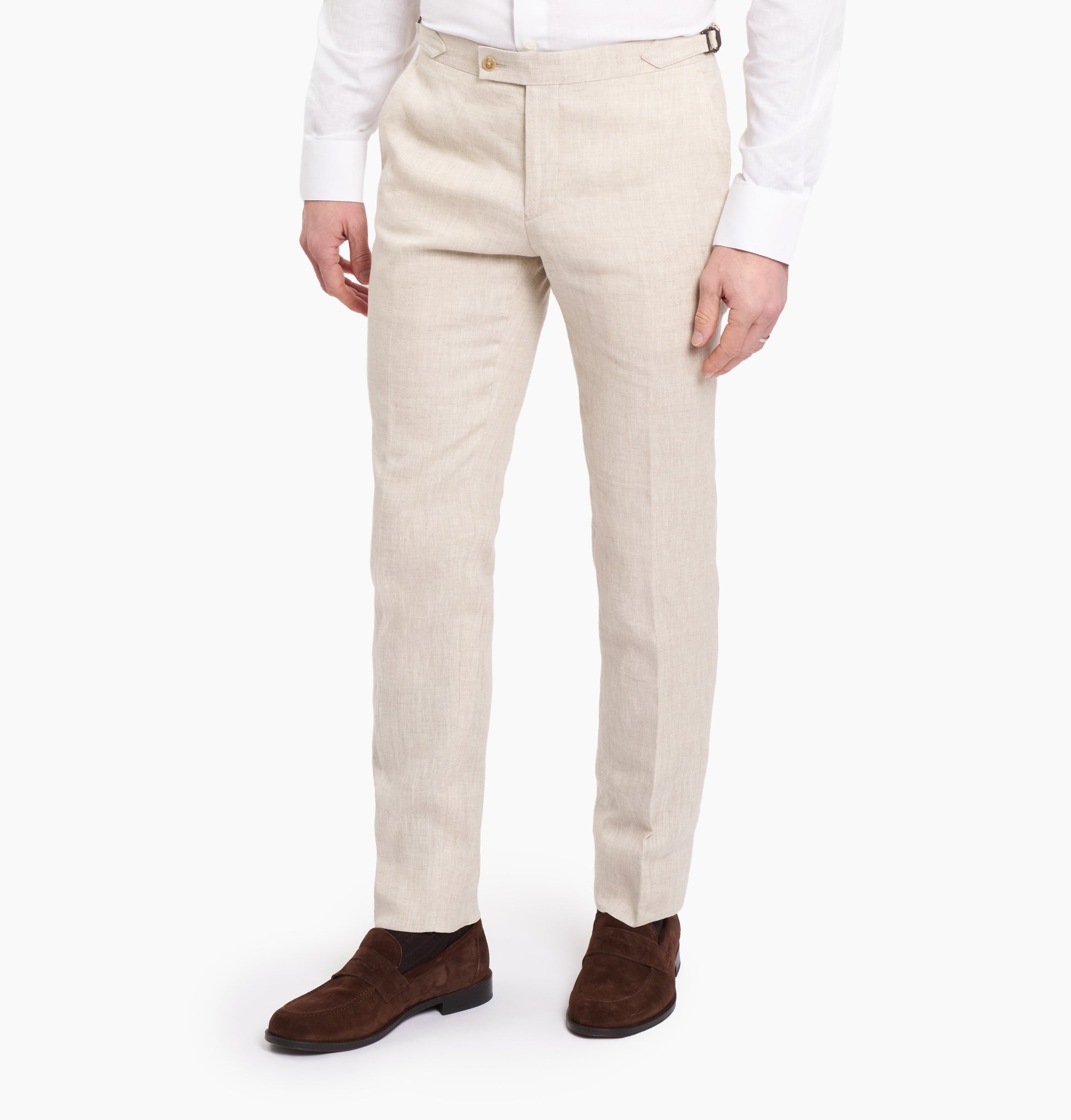 Natural Cream Linen Trouser