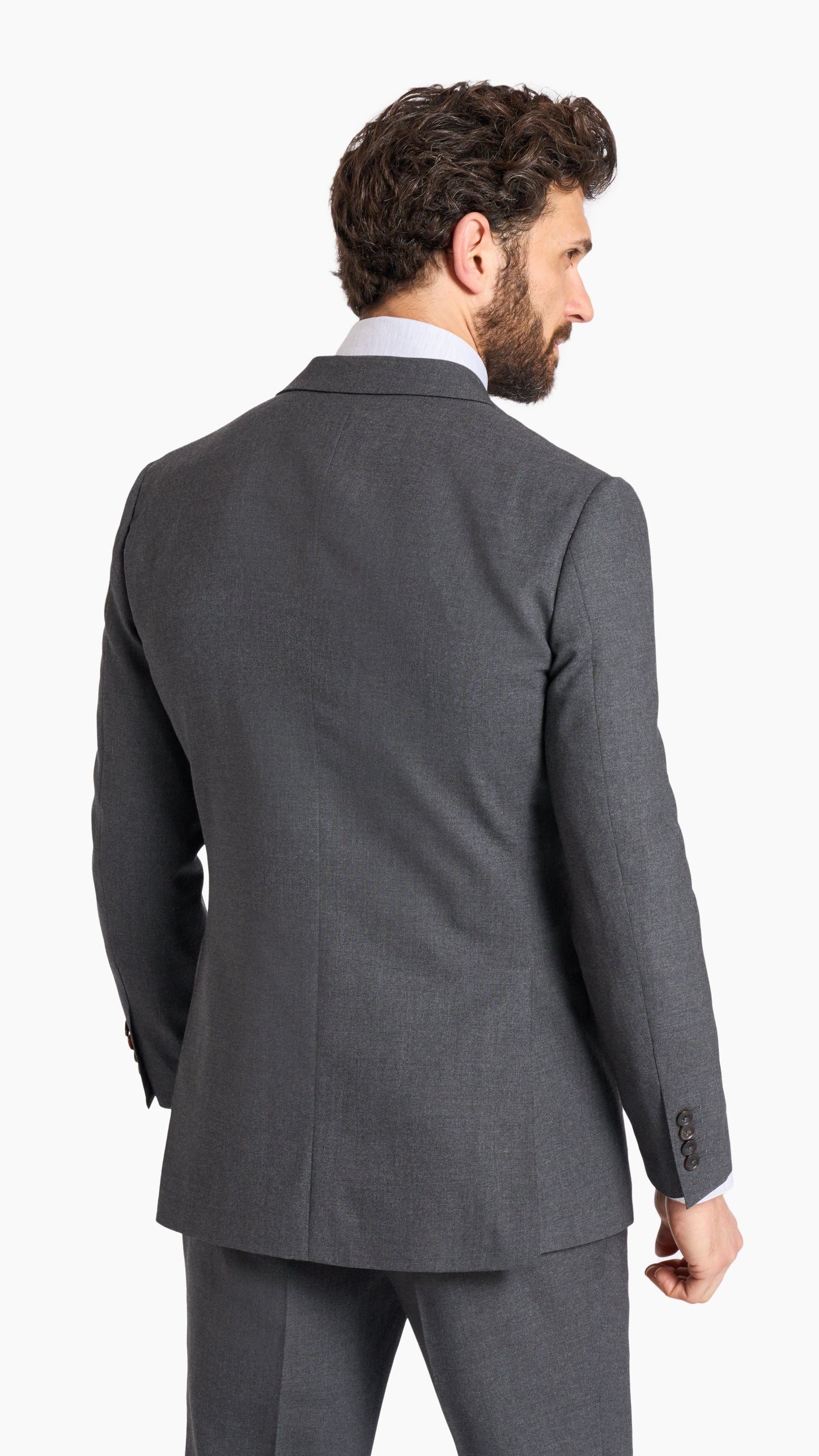 Holland & Sherry Charcoal Wool Custom Jacket