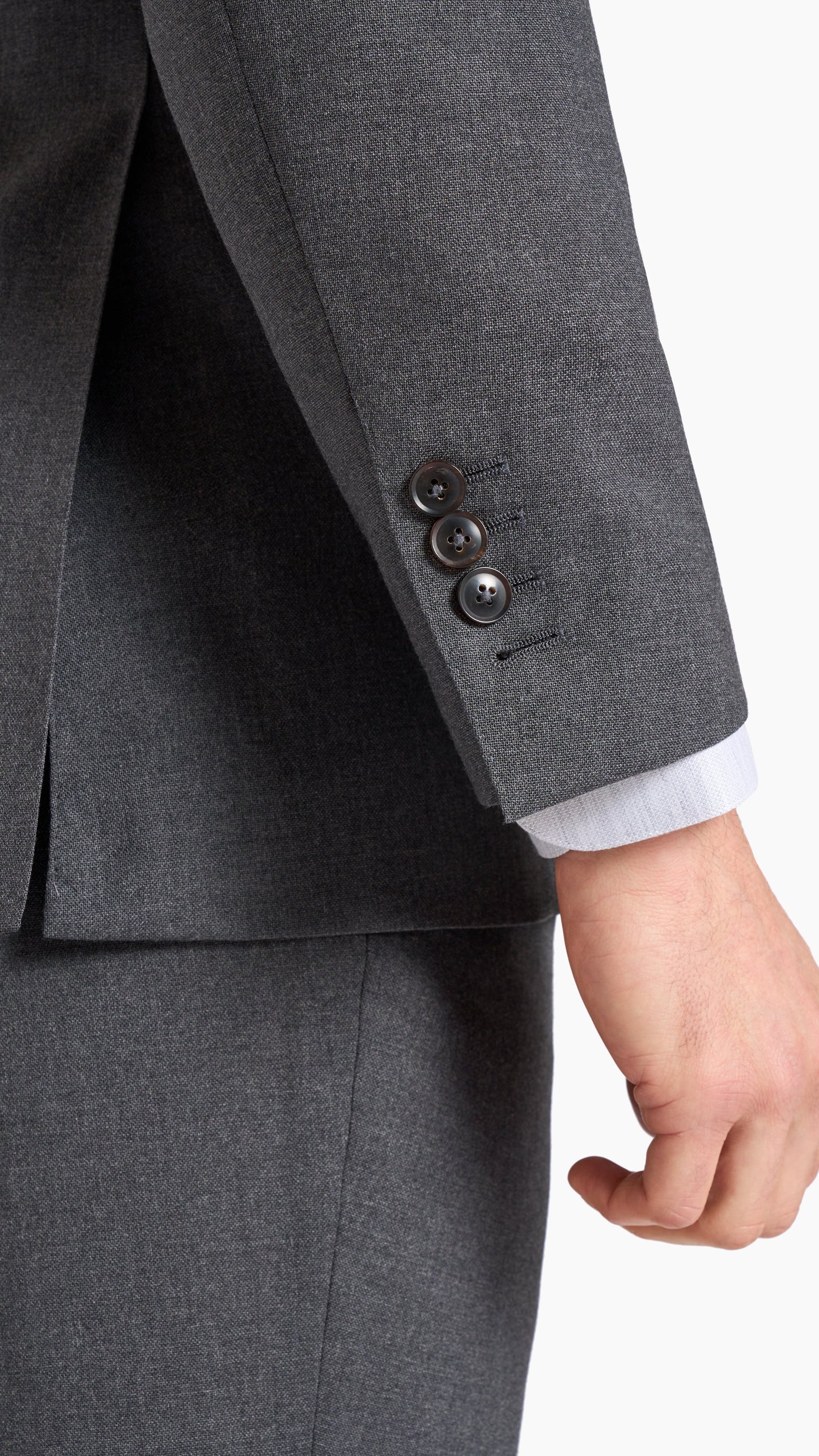 Holland & Sherry Charcoal Wool Custom Jacket