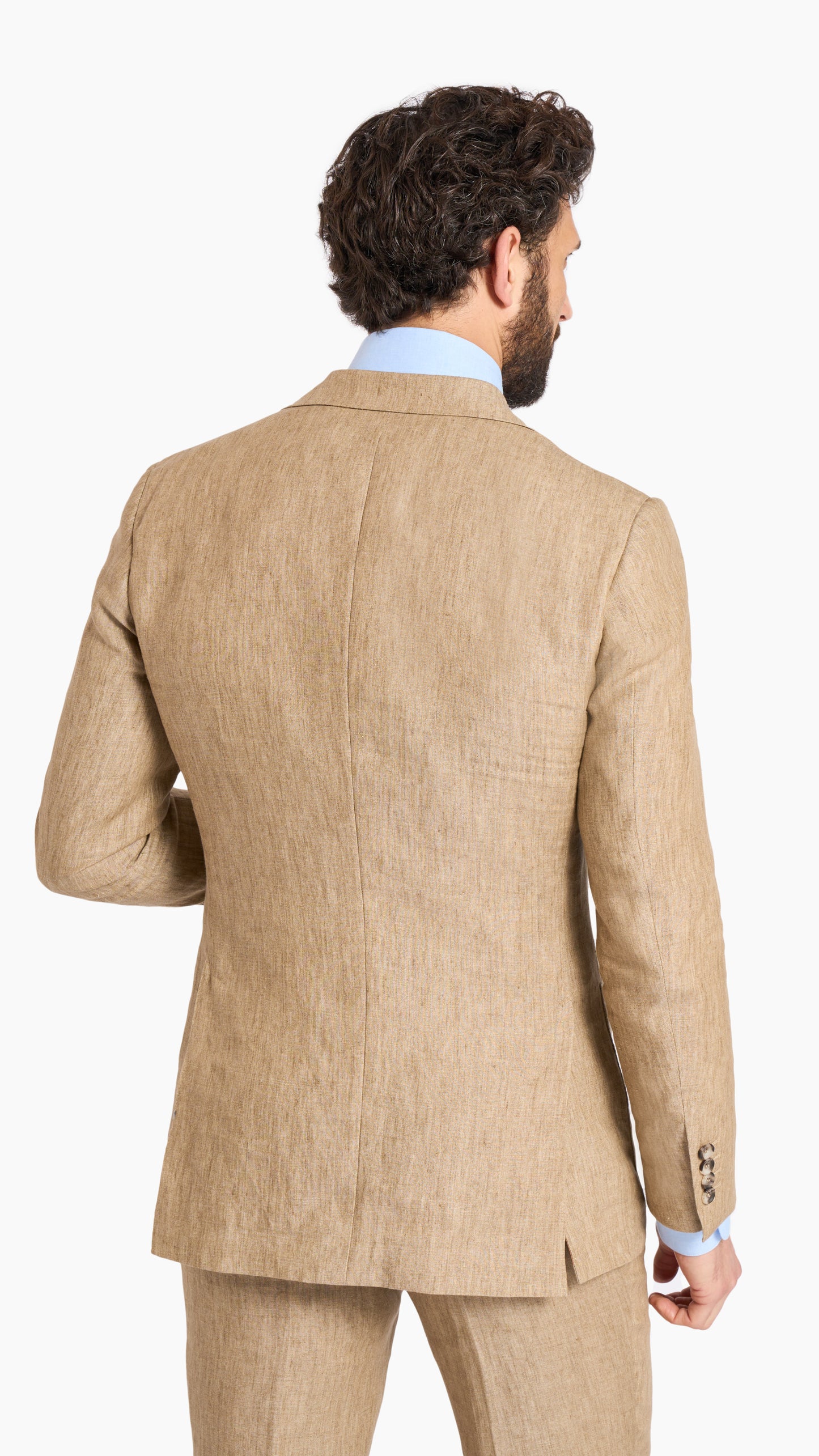 Scabal Light Brown Custom Suit