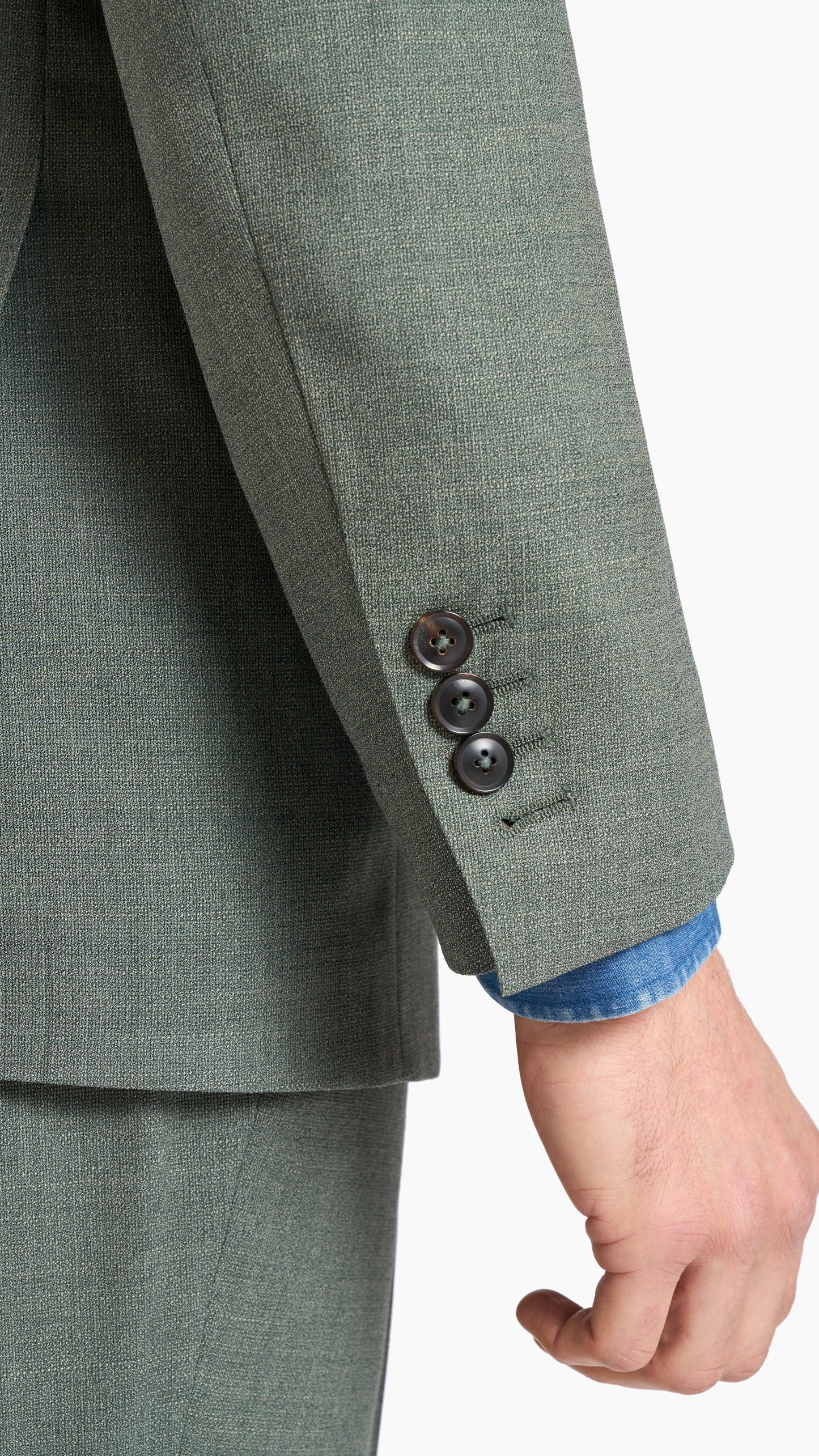 Loro Piana Sage Green Custom Jacket