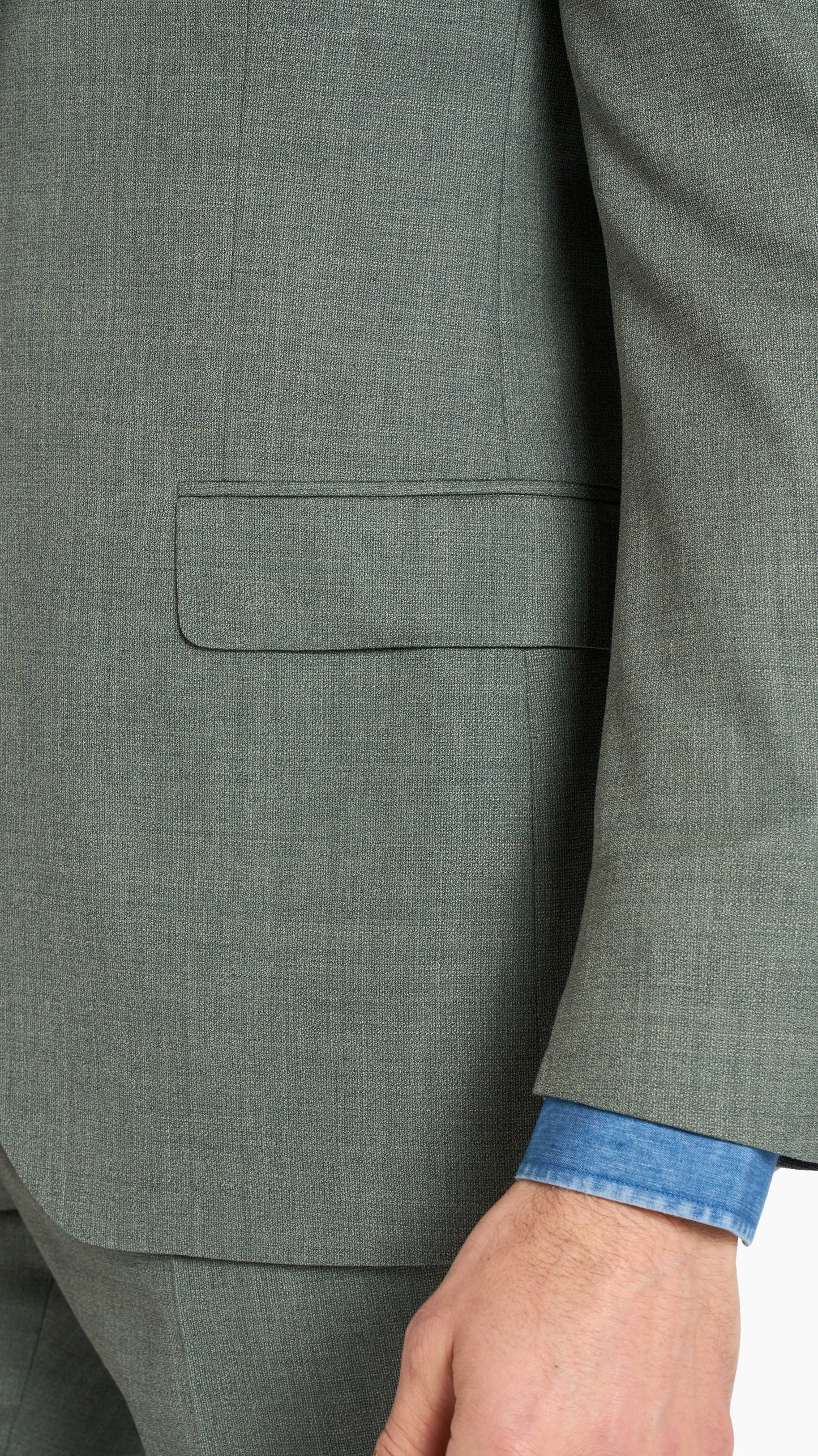 Loro Piana Sage Green Custom Jacket