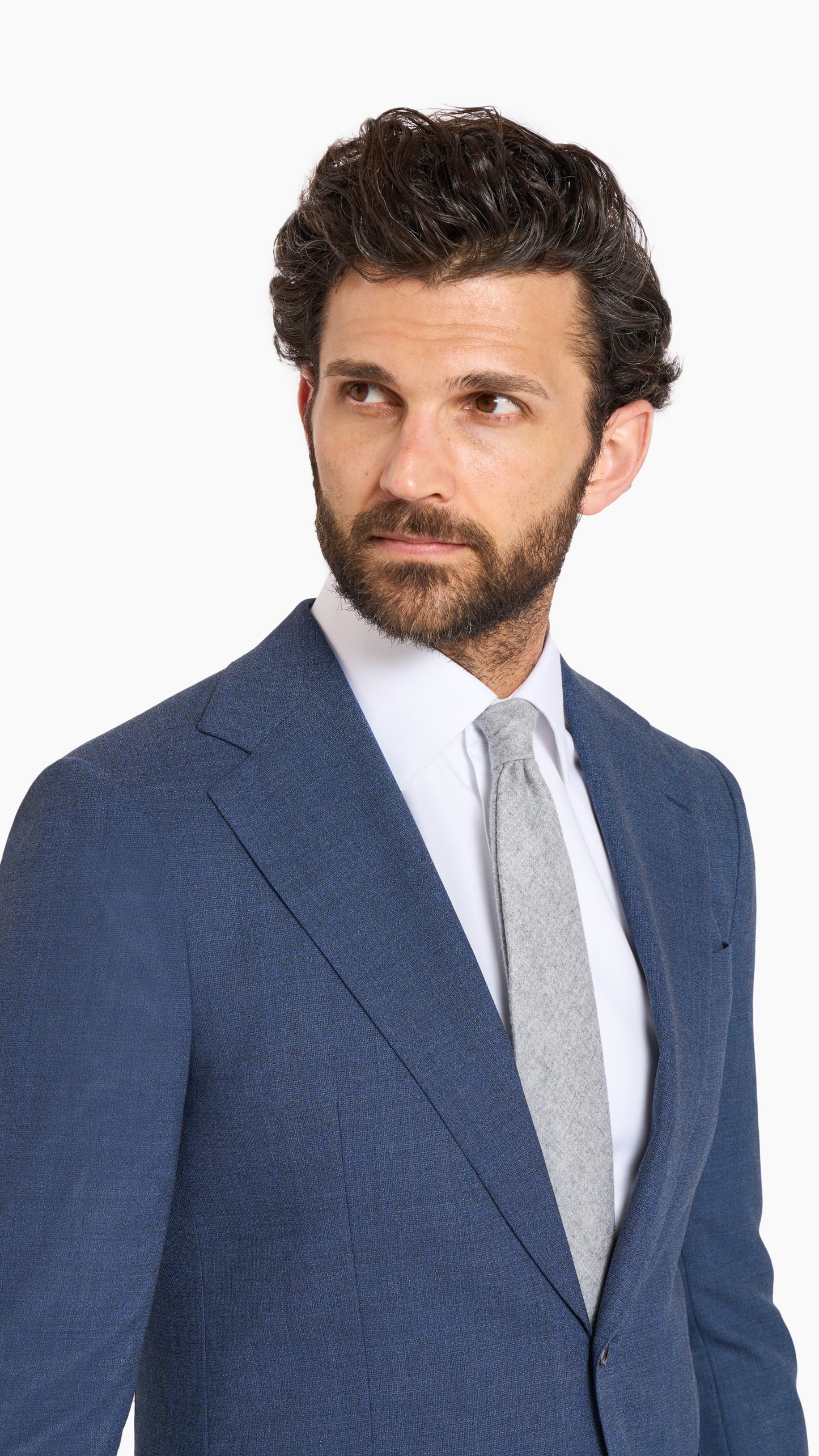 Loro Piana Light Blue Custom Suit