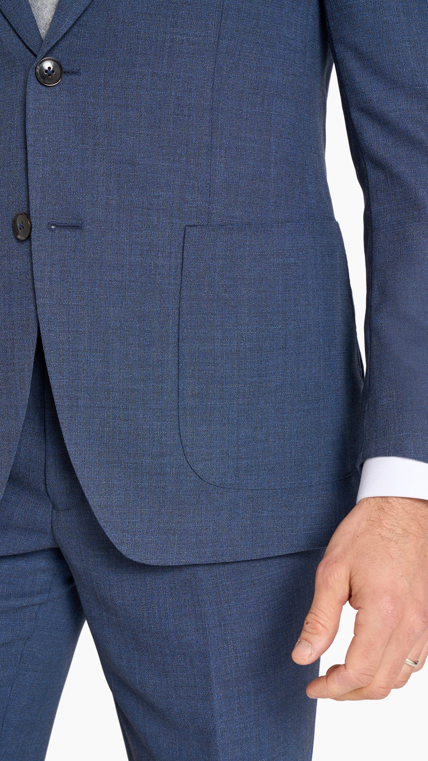 Loro Piana Light Blue Custom Suit