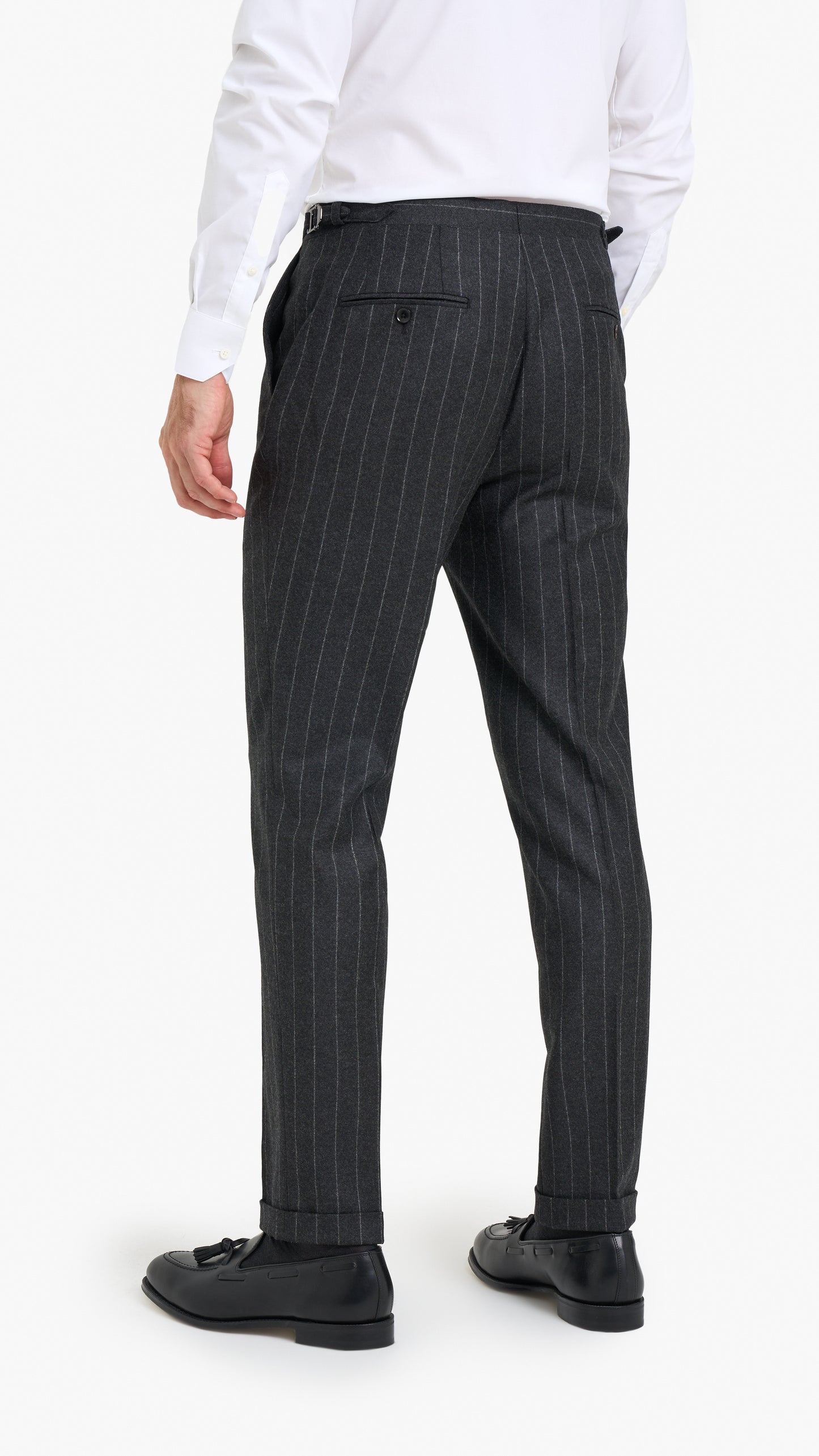 Loro Piana Grey Stripe Custom Suit