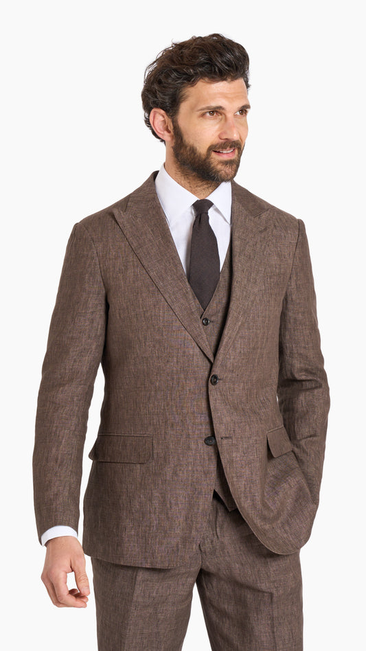 Scabal Brown Custom Suit