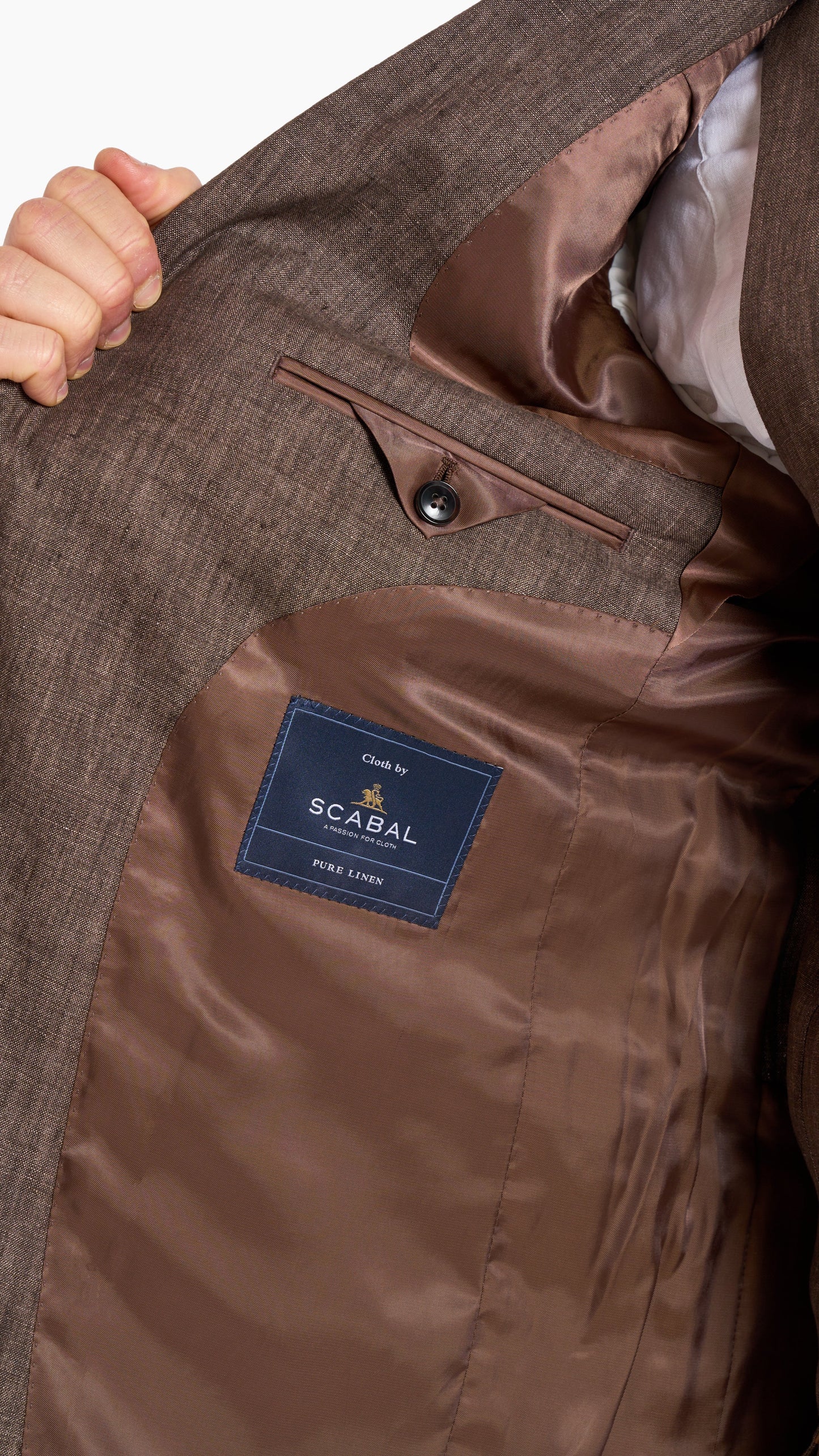 Scabal Brown Custom Jacket
