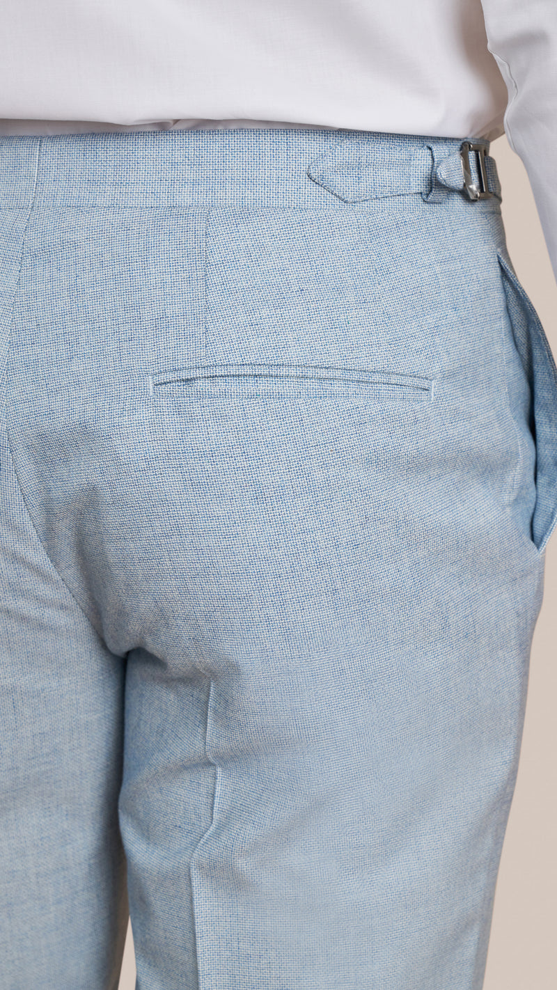 Scabal Light Blue Custom Suit