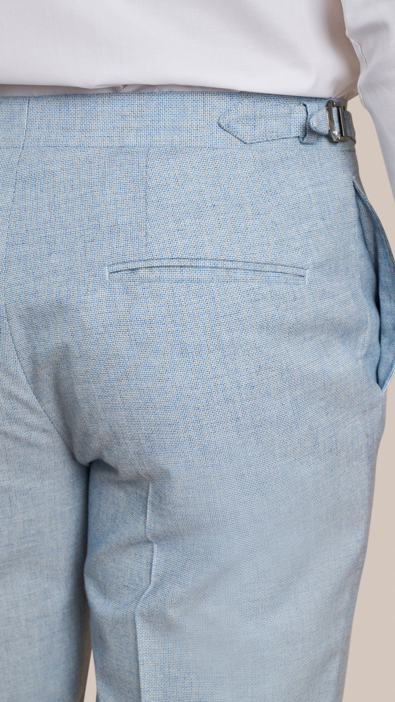 Scabal Light Blue Custom Suit