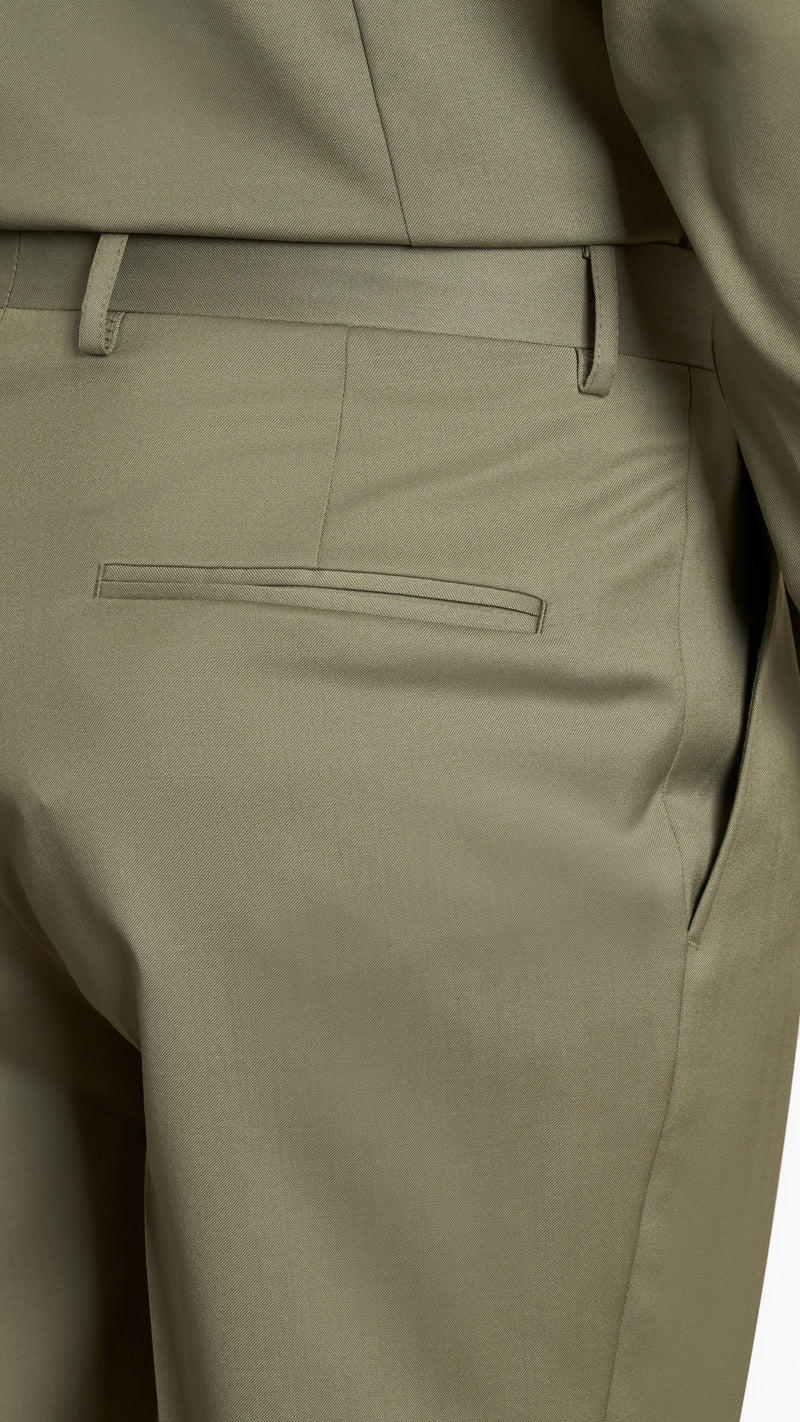 Scabal Light Green Custom Suit