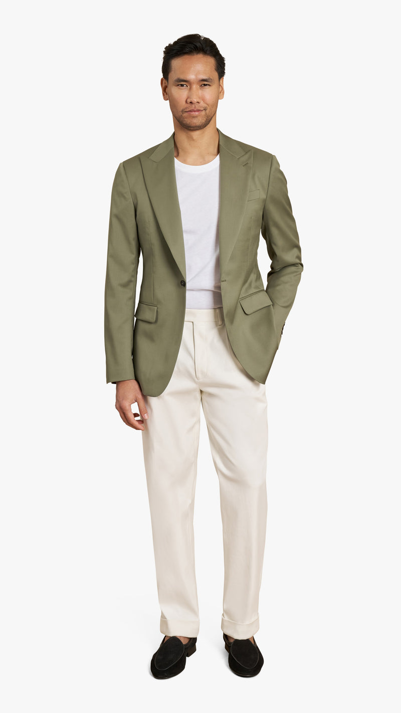 Scabal Light Green Custom Jacket