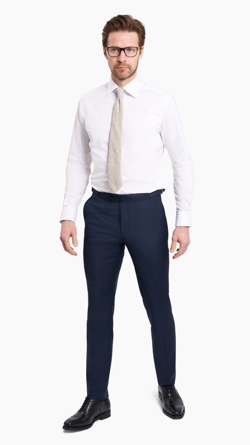 Loro Piana Australis Azul Blue Suit Trouser