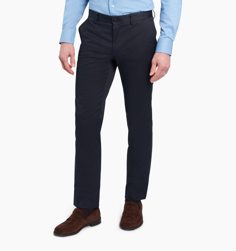 Holland & Sherry Midnight Blue Chino
