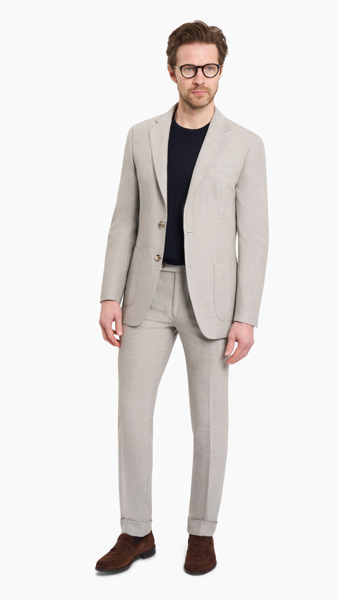 Holland & Sherry Light Grey Airesco Suit