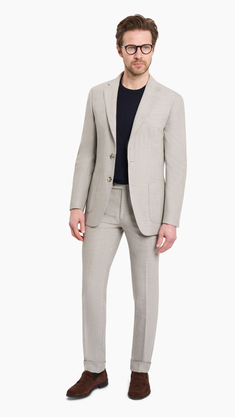 Holland & Sherry Light Grey Airesco Suit