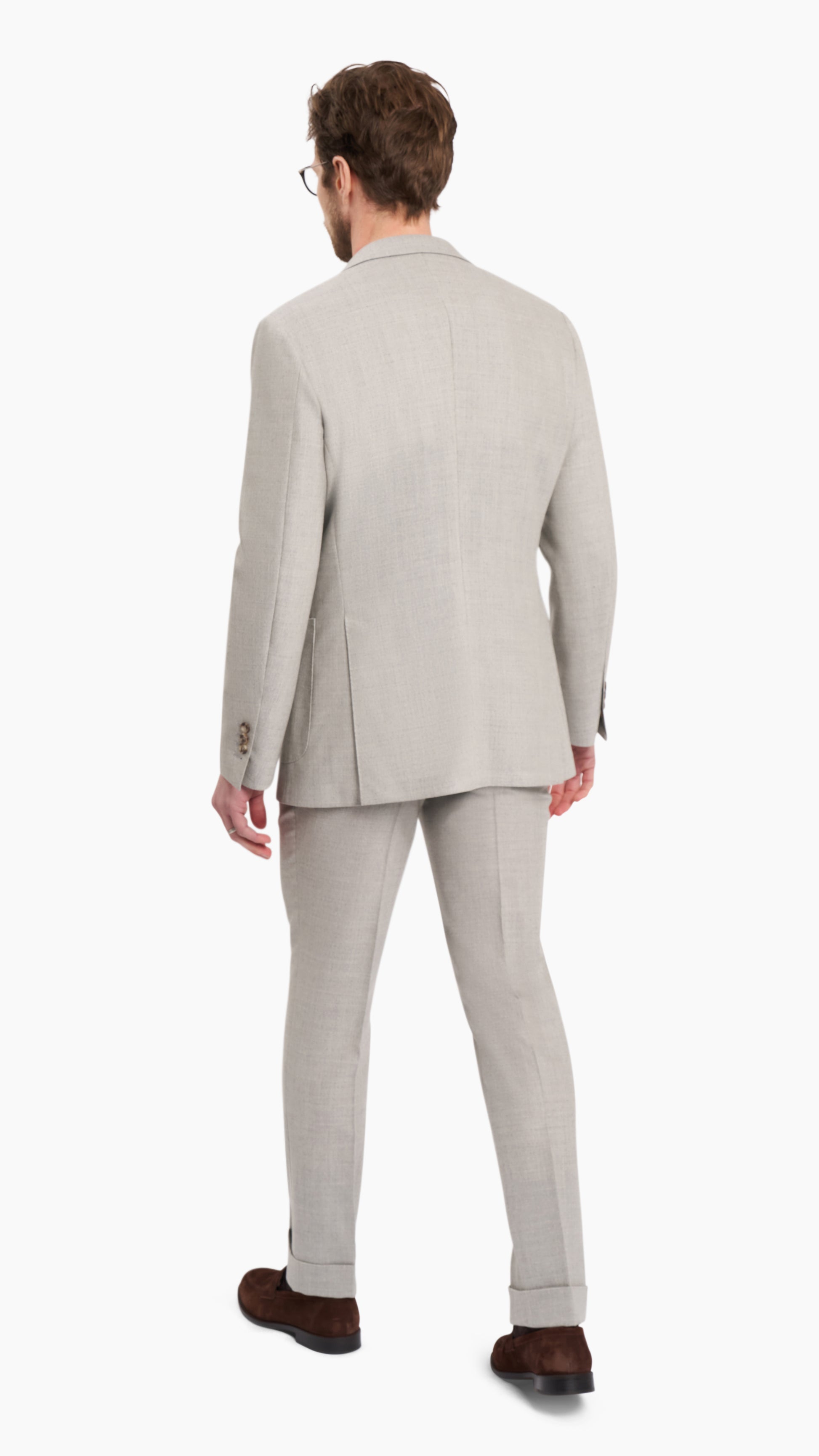 Holland & Sherry Light Grey Airesco Suit