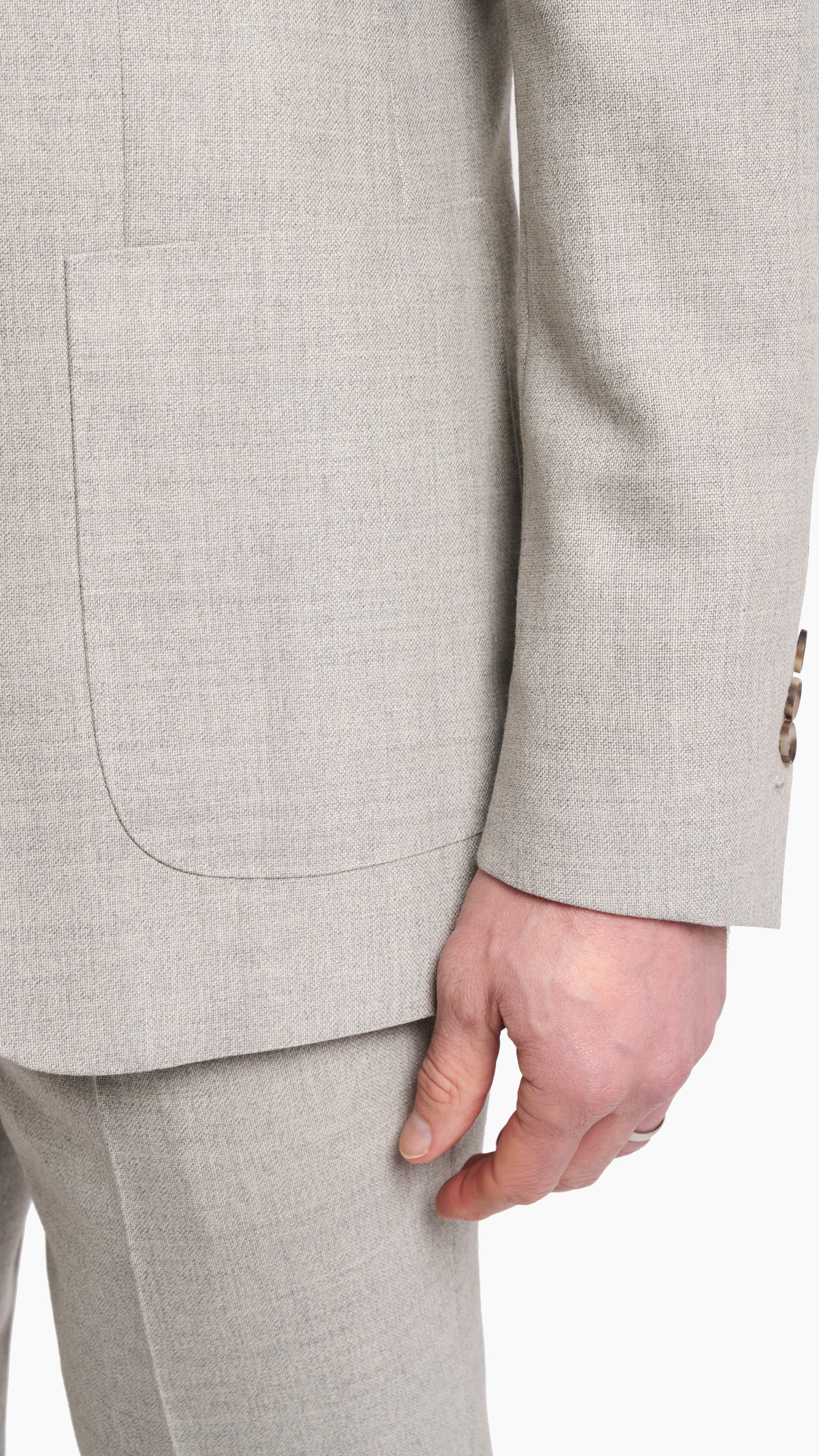 Holland & Sherry Light Grey Airesco Suit