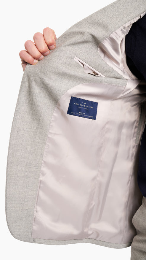 Holland & Sherry Light Grey Airesco Suit