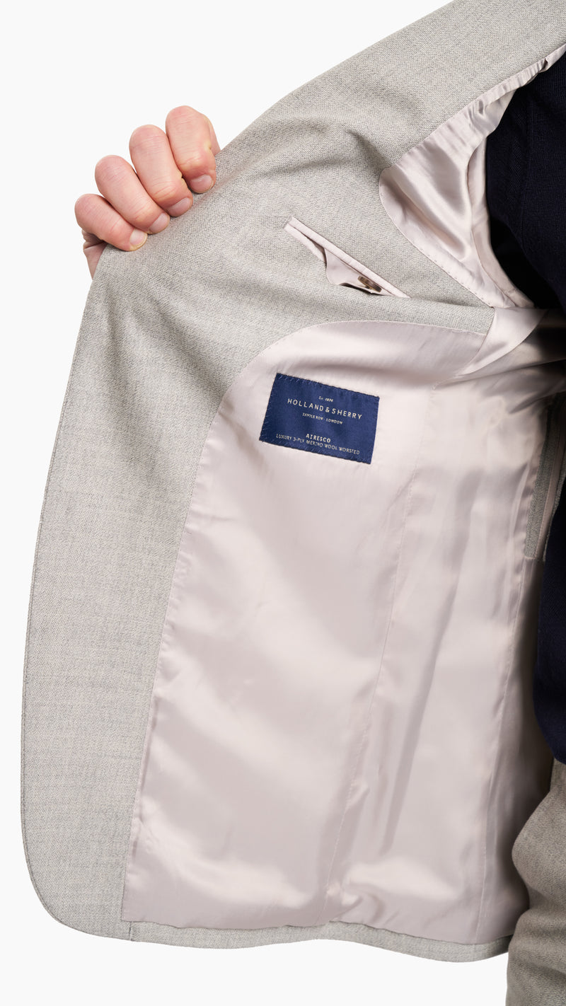 Holland & Sherry Light Grey Airesco Suit