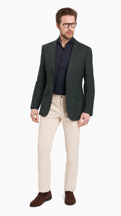 Holland & Sherry Cream Chino - Suit