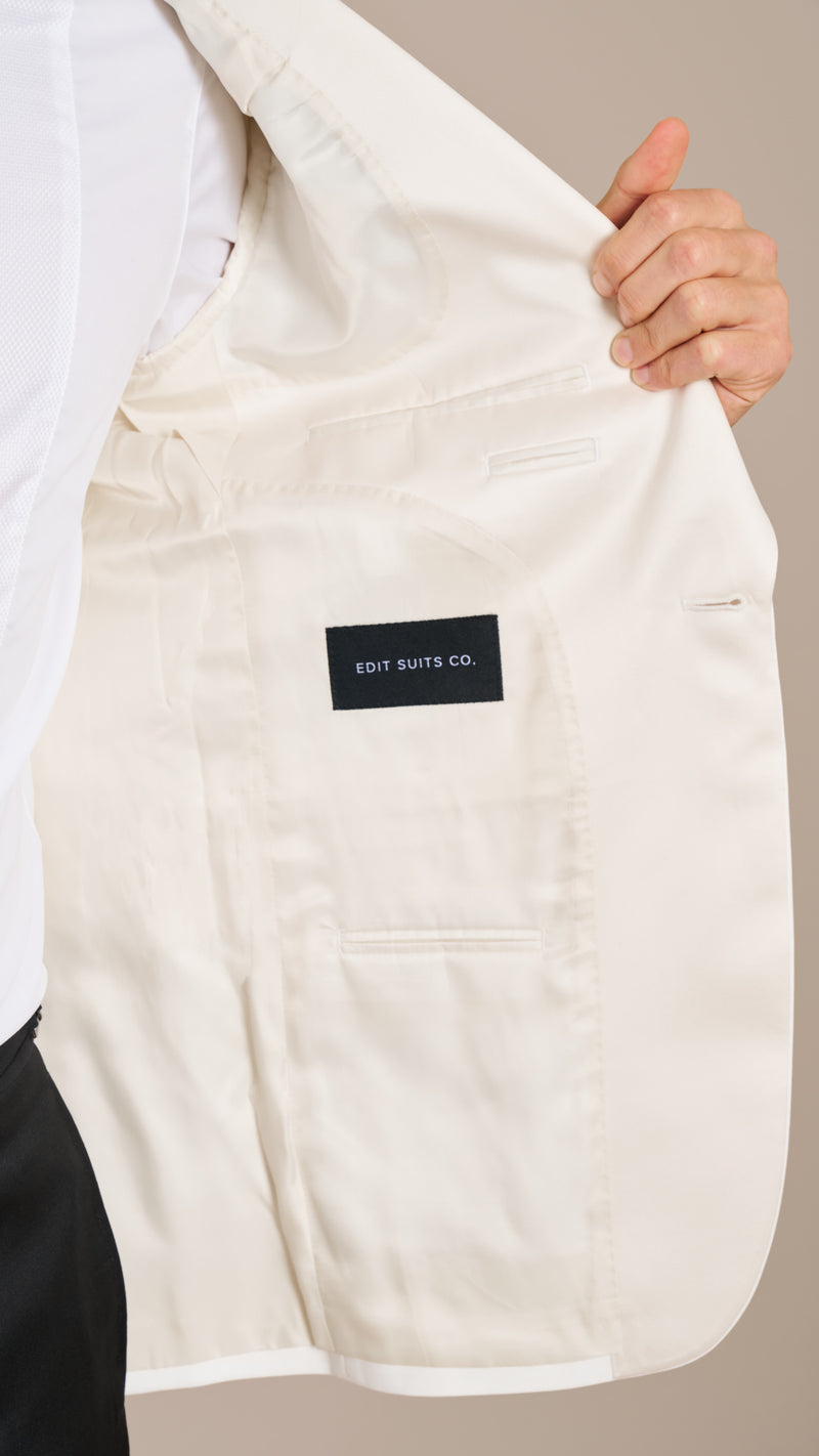 ES Ivory Tuxedo Jacket
