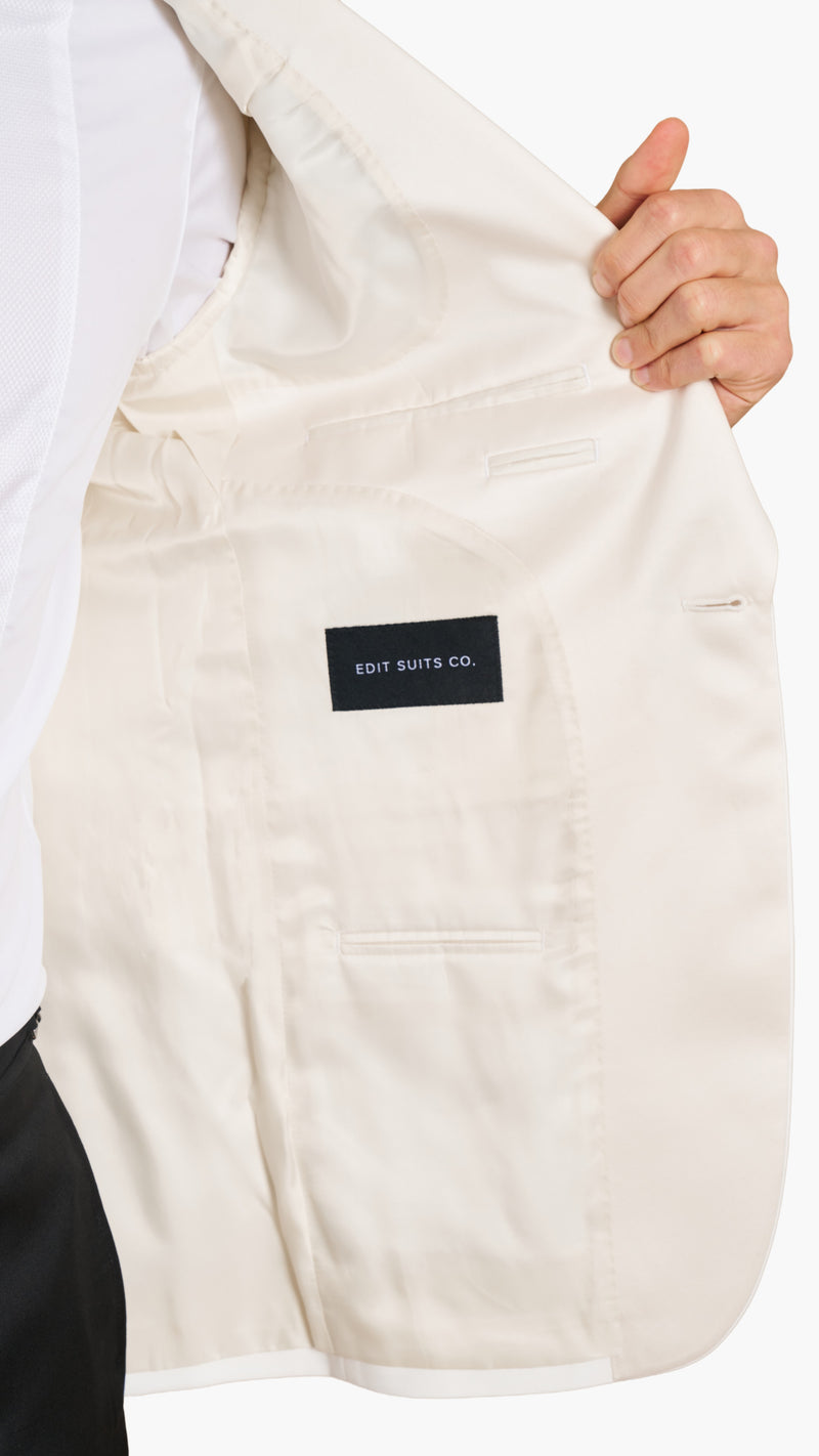 ES Ivory Tuxedo Custom Jacket