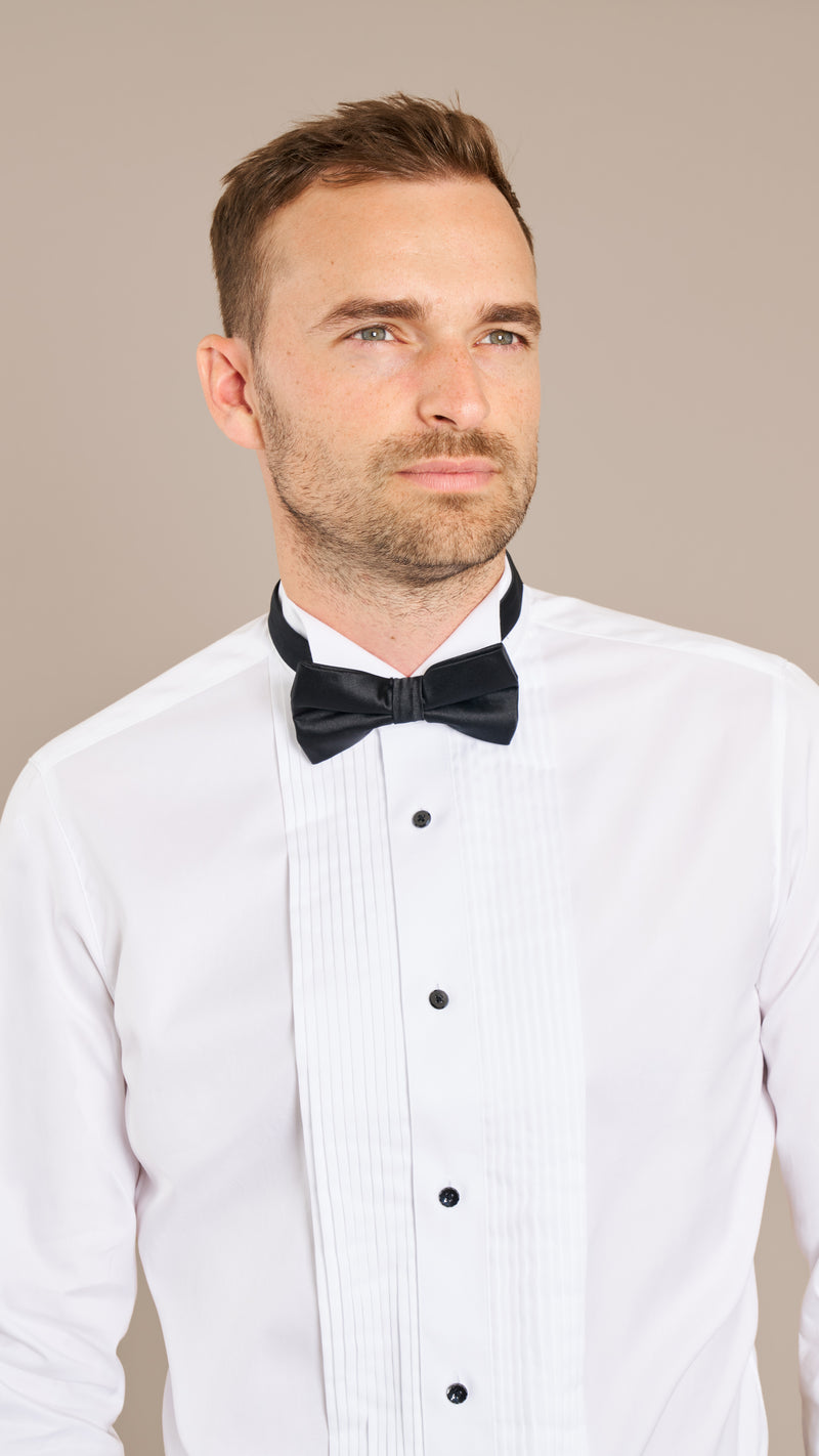 White Heritage Oxford Custom Tuxedo Shirt