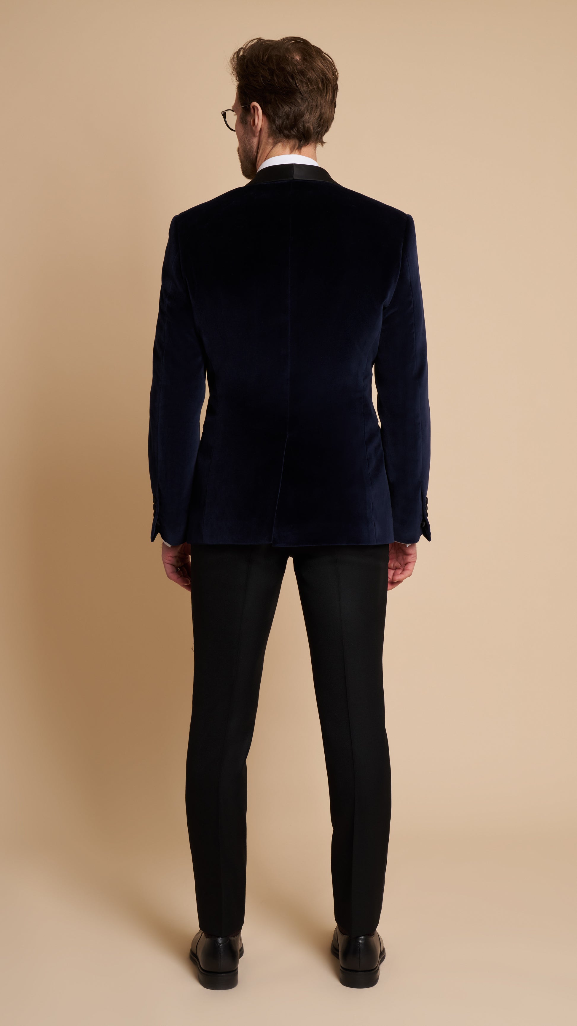 Midnight Blue Velvet Smoking Hardy Amies Jacket