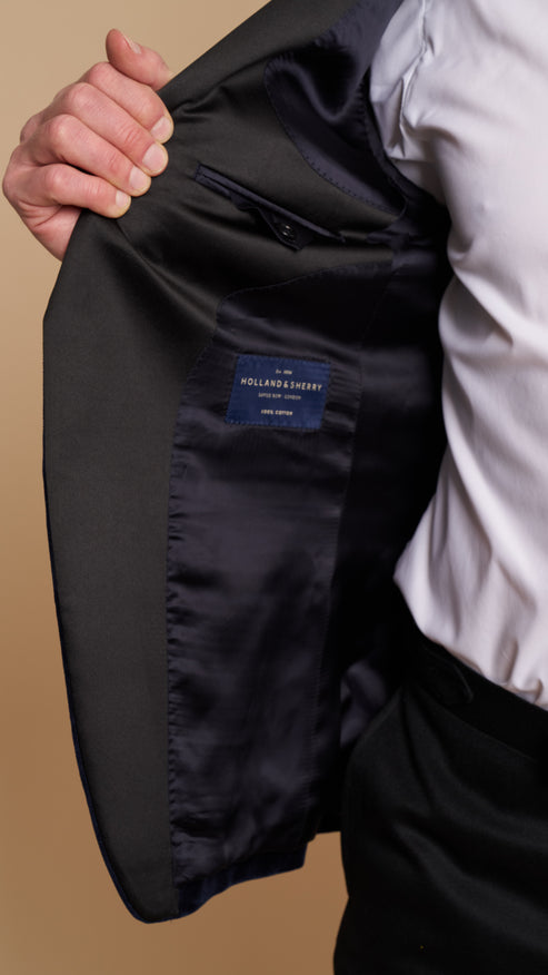 Midnight Blue Velvet Smoking Hardy Amies Jacket