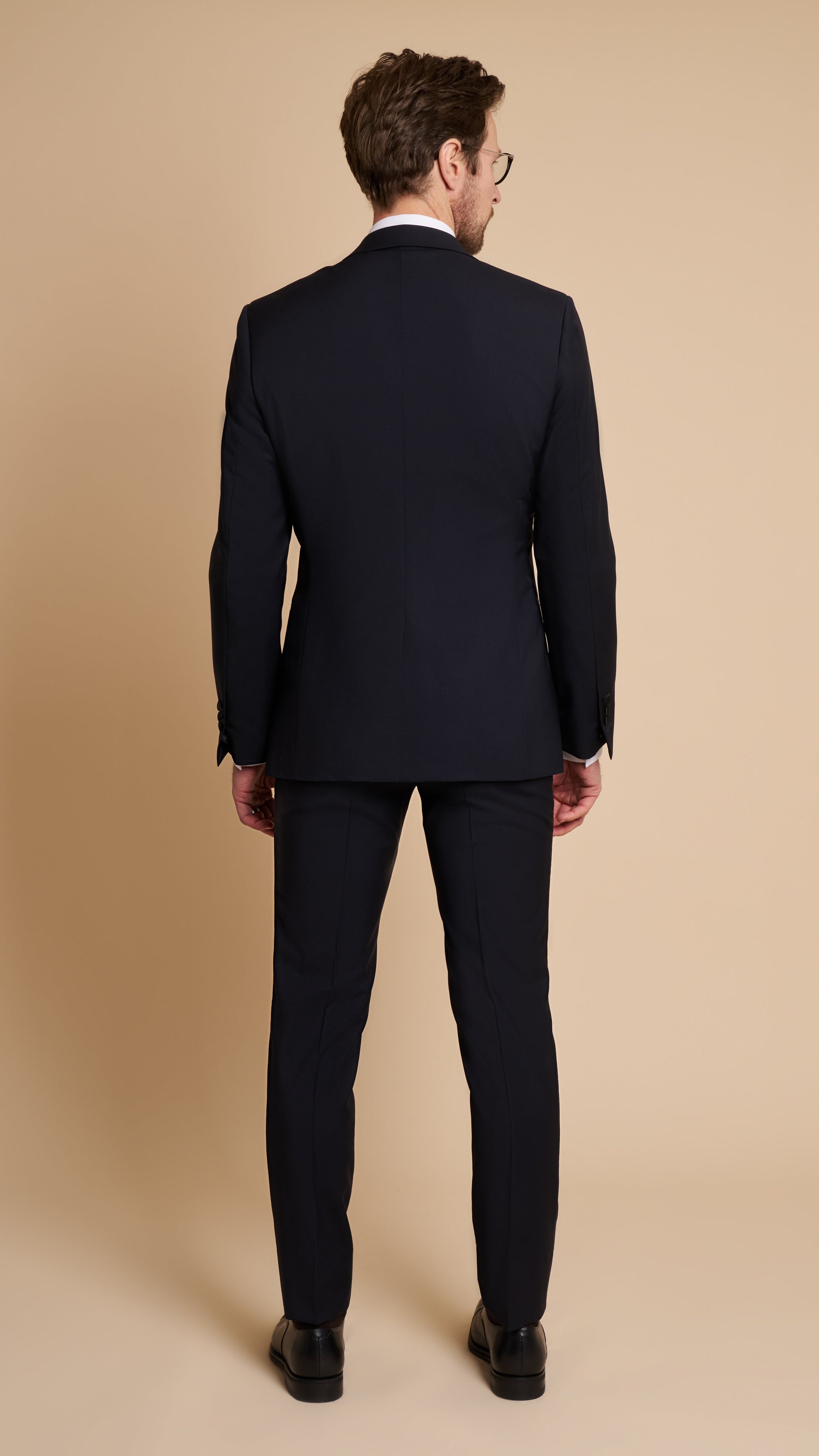 Midnight Blue Wool Mohair Hardy Amies Tuxedo