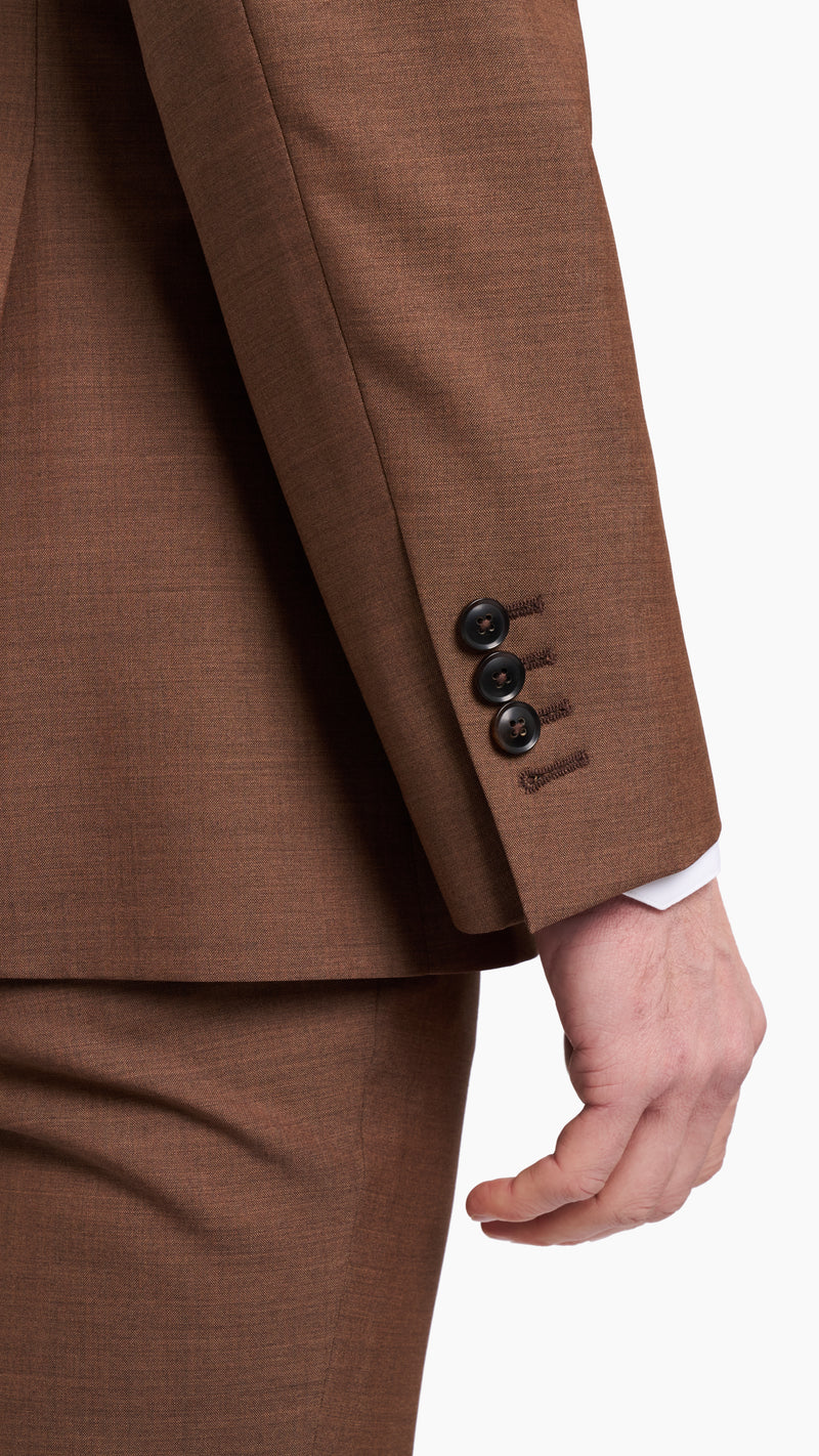 Scabal Mocha Mousse Wool Suit