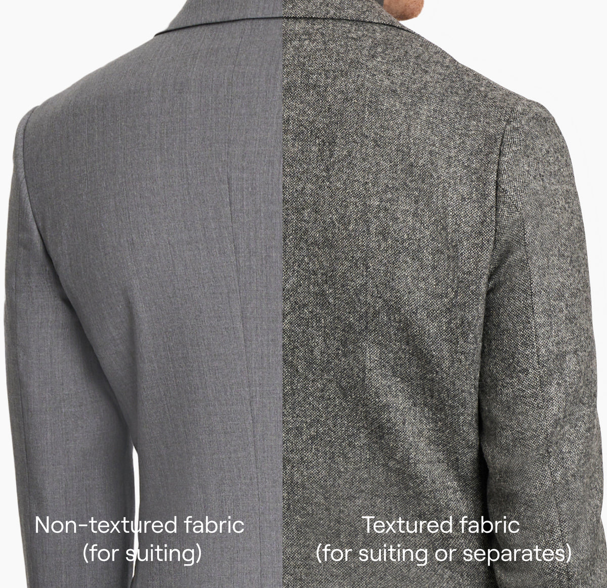 2. Always use textured fabrics