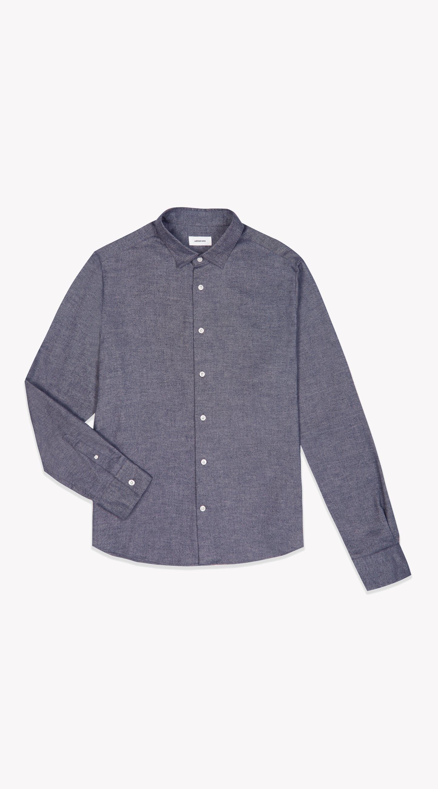 Dark Blue Flannel Shirt
