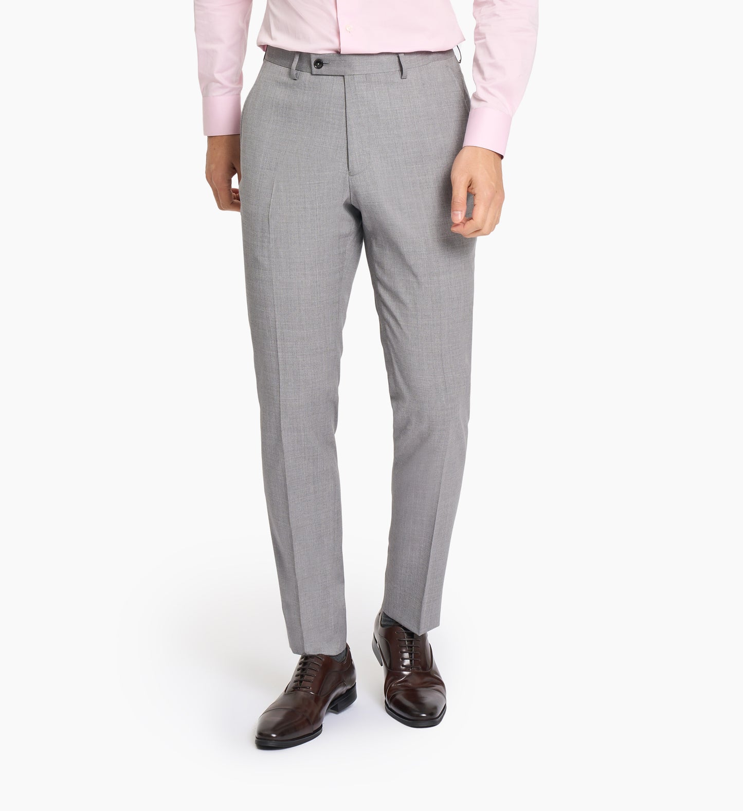 Steel Grey Twill Custom Trouser