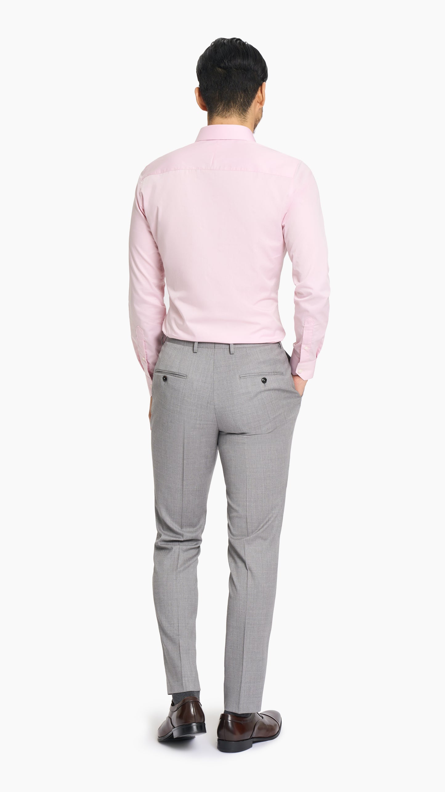 Steel Grey Twill Trouser